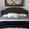 Baxton Studio Windsor Dark Grey Upholstered Scalloped Buttoned Queen Size Headboard 133-7160 - alternate 5